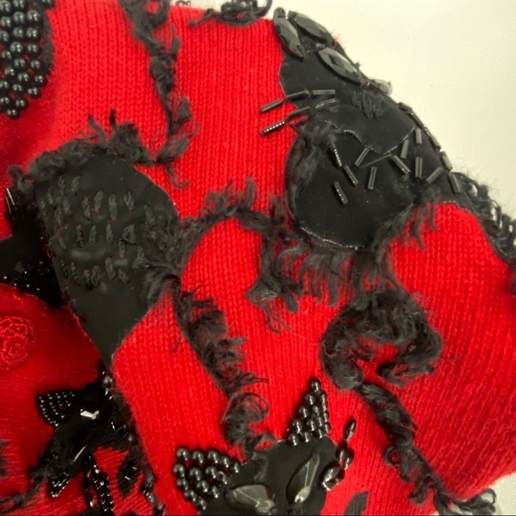 Michael Simon Kitty Kat Vintage Sweater Size P/M - Picture 13 of 14